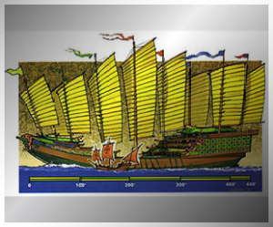 L'ammiraglia di Zheng He e la Santa Maria di Colombo