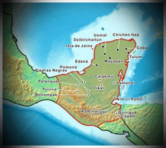 gli insediamenti Maya