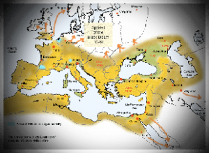 La diffusione della peste in Europa